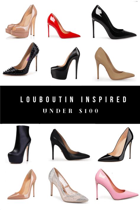 louboutin heels look alikes.